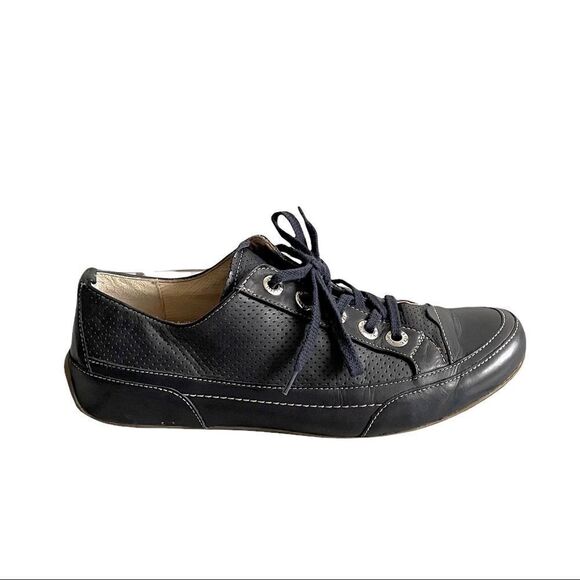 SEMLER SELECT Germany Blue Leather Lace Up Walking Sneaker Running Shoes 6.5 - Picture 2 of 11